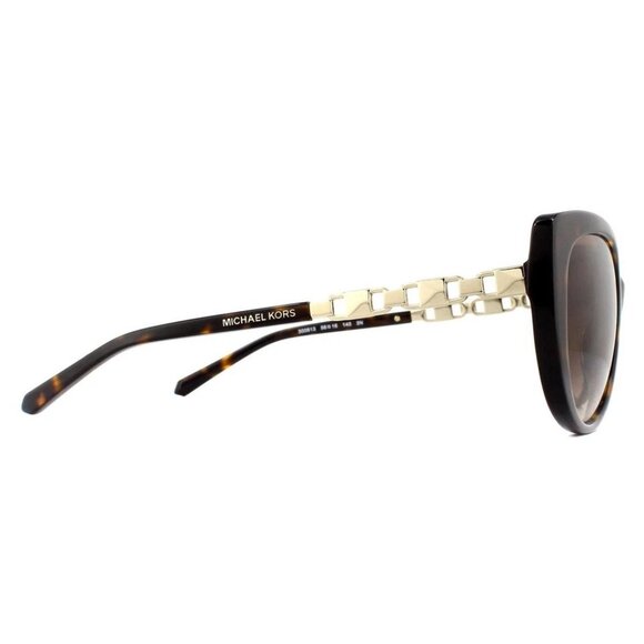 Michael Kors Cat Eye Dark Tortoise Brown Sunglasses MK2092-300613(56) MSRP212 main image 6